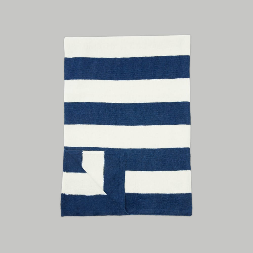 unisex-recashmere-scarf-bright-navy-bone | primary
