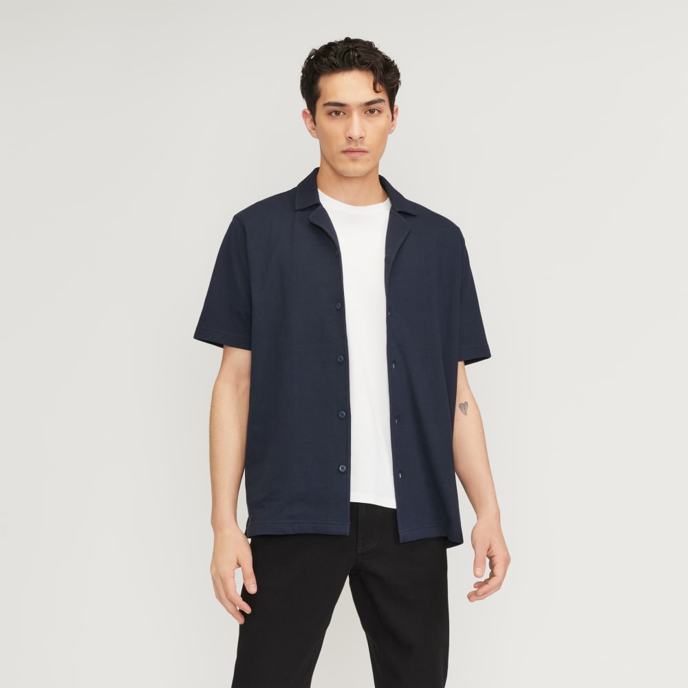 mens-good-earth-cotton-camp-shirt-navy | primary
