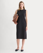 womens-organic-cotton-weekend-tank-dress-black | primary