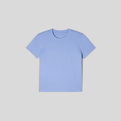 womens-organic-cotton-box-cut-tee-cornflower-blue | alt