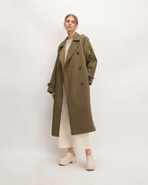 womens-cotton-long-trench-coat-beech | primary