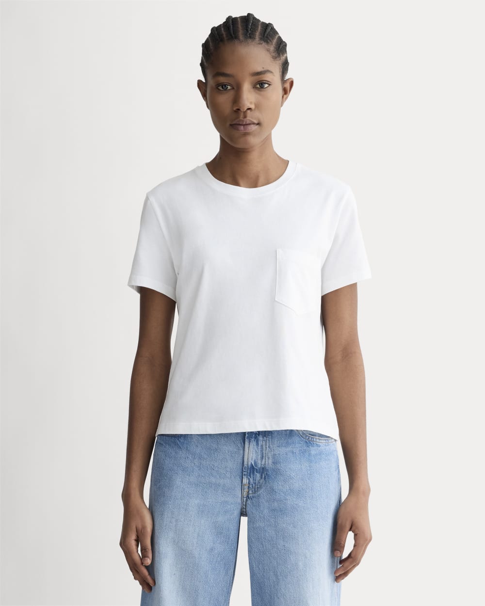 womens-organic-cotton-box-cut-pocket-tee-white | primary