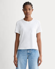 womens-organic-cotton-box-cut-pocket-tee-white | primary