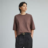 womens-premium-weight-tee-chocolate-brown | primary