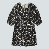womens-seersucker-puff-sleeve-dress-black-canvas-floral
