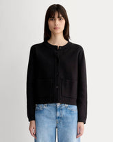 womens-crew-cardigan-cotton-black | primary