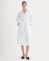 womens-drawcord-shirtdress-soft-cotton-white | primary