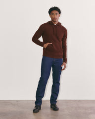 mens-felted-wool-hoodie-heather-mahogany | primary