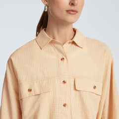womens-organic-cotton-tourist-shirt-plaid-orange-seafoam
