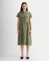 womens-linen-workwear-midi-dress-kalamata | primary