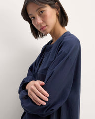 womens-gauze-caftan-dress-navy