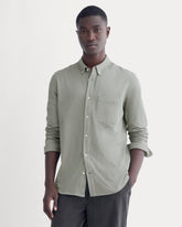 mens-cfo-shirt-chambray-deep-lichen-green | primary