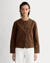 womens-denim-barrel-jacket-cocoa-brown | primary