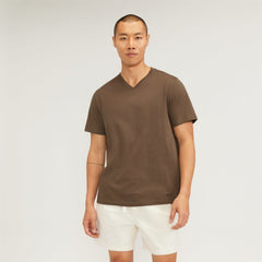 mens-essential-organic-v-tee-uniform-cocoa | primary