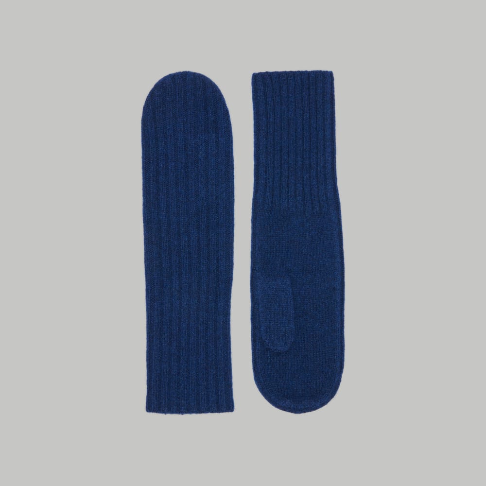 unisex-recashmere-mittens-bright-navy | primary