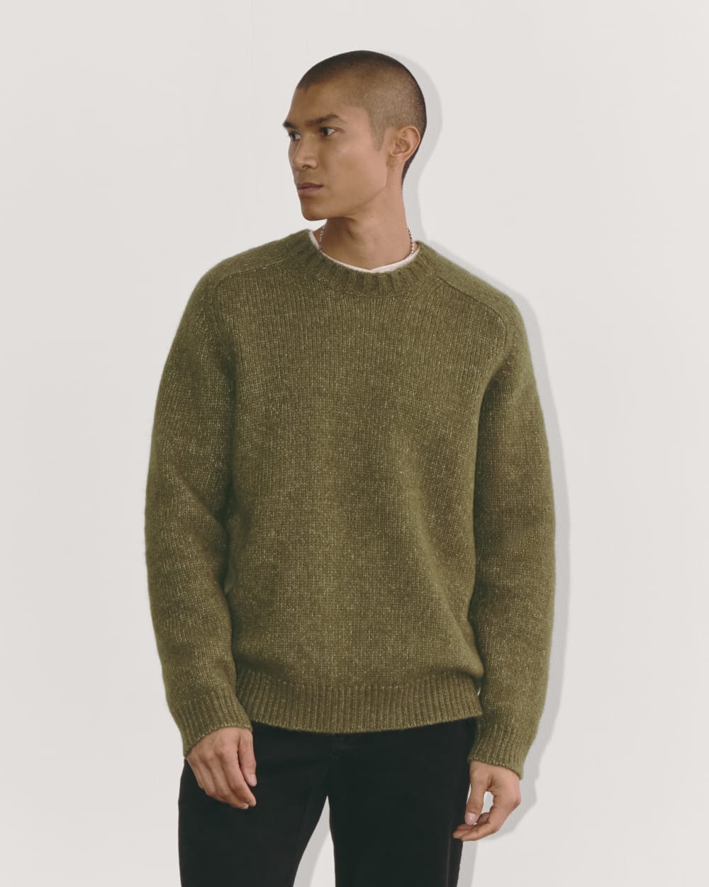 mens-cloud-crewneck-sweater-beech | primary