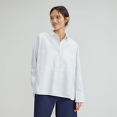 womens-boxy-oxford-periwinkle-white | primary