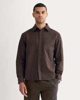 mens-brushed-flannel-shirt2-dark-chocolate | primary