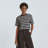 womens-organic-cotton-cropped-tee-navy-tan | primary