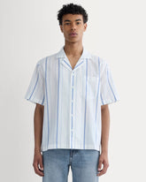 mens-textured-resort-shirt-bone-dblue | primary