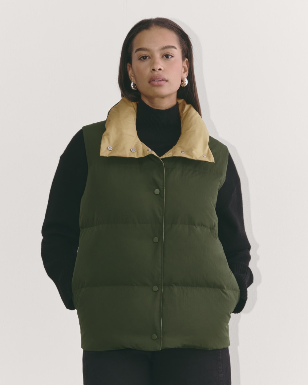 womens-redown-vest-dark-forest | primary