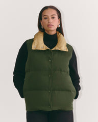 womens-redown-vest-dark-forest | primary