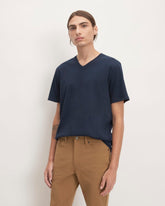 mens-organic-cotton-v-neck-tee-navy | primary