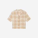 womens-linen-workwear-shirt-coffee-grid