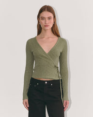 womens-rib-knit-wrap-top-kalamata | primary