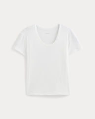 womens-air-scoop-neck-tee-white | alt