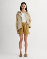 womens-easy-chino-long-short-oak-brown | primary