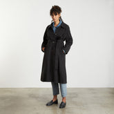 womens-gathered-mac-trench-black | primary