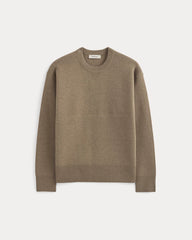 mens-luxe-merino-dblknit-sweater-taupe-melange | alt