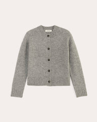 womens-crew-cardigan-in-alpaca-heather-stone-grey | alt