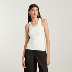 womens-pima-micro-rib-u-tank-white | primary