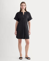 womens-popover-dress-in-linen-black | primary