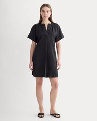 womens-popover-dress-in-linen-black | primary