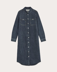 womens-denim-shirtdress-indigo | alt