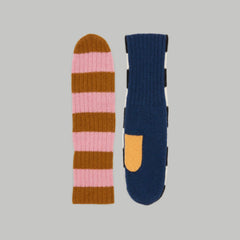 unisex-recashmere-mittens-multi-stripe | primary