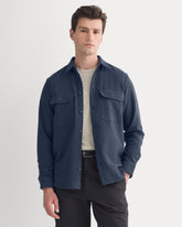 mens-heavyweight-overshirt-heather-rich-navy | primary