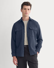 mens-heavyweight-overshirt-heather-rich-navy | primary