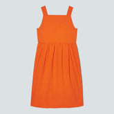 womens-seersucker-midi-dress-bright-orange