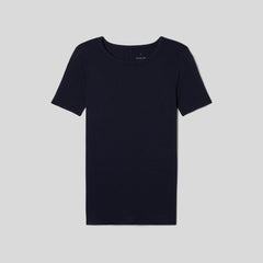 womens-supima-micro-rib-crew-navy | alt