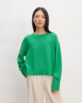 womens-recashmere-cropped-crew-sweater-jade | primary