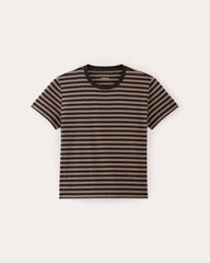 womens-organic-cotton-box-cut-tee-artist-clay-black-stripe | alt