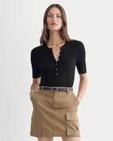 womens-short-sleeve-henley-soft-merino-black | primary