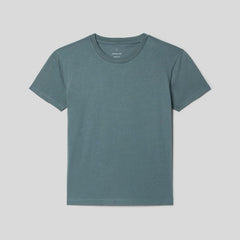 womens-organic-cotton-box-cut-tee-green-balsam | alt