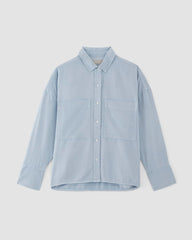 womens-tencel-boxy-shirt-chambray-blue | alt