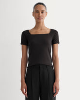 womens-form-square-neck-top-black | primary