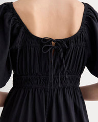 womens-flutter-sleeve-dress-stretch-linen-black